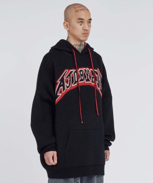AJOBYAJO（アジョバイアジョ）の「[PBA] AJOLICA Knit Hoodie [BLACK]（ニット/セーター・レディース・その他・L/XL）」の8枚目の写真