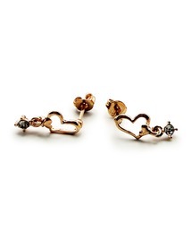 CARROLL キャロル シアハートドロップストーンデザインピアス