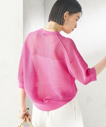 SHIPS - SHIPS(シップス) 長袖セーター レディース - ピンク ラメ SHIPS｜シップスのニット/セーター（ピンク/桃色系）通販 - ZOZOTOWN