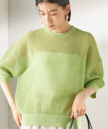 〈手洗い可能〉16G 半袖 プルオーバー