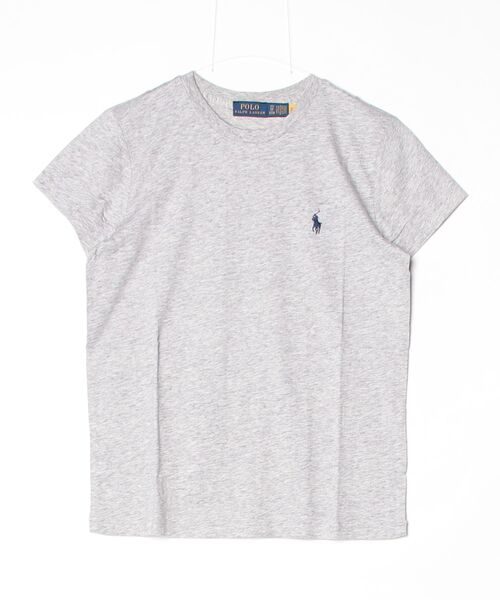 POLO RALPH LAUREN(ポロ ラルフ ローレン)の「クラシック フィット コットン ジャージー クルーネック Tシャツ(Tシャツ/カットソー・レディース・グレー系・M/S/XS/XL/L)」の6枚目の写真