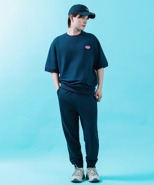 SIDEWAY STANCE(サイドウェイスタンス)の「【SIDEWAY STANCE】裏毛 ライトスウェット ジョガーパンツ(スウェットパンツ・メンズ・杢グレー/ブラック/ネイビー・LARGE/MEDIUM/SMALL/X-LARGE)」の12枚目の写真