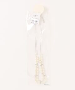 アクリルパールのネックレス