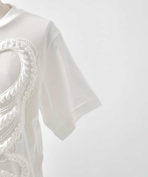 TAAKK(ターク)の「【TAAKK/ターク】T-Shirt/Tシャツ/ウォッシャブル(Tシャツ/カットソー・レディース・ホワイト・0)」の6枚目の写真