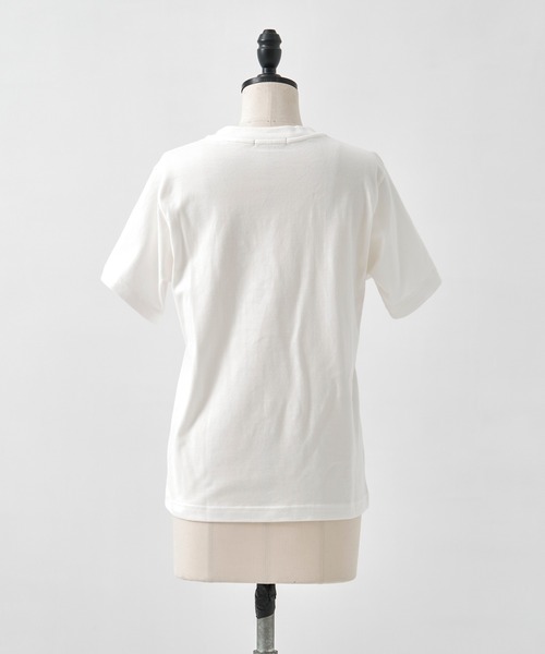 TAAKK(ターク)の「【TAAKK/ターク】T-Shirt/Tシャツ/ウォッシャブル(Tシャツ/カットソー・レディース・ホワイト・0)」の2枚目の写真