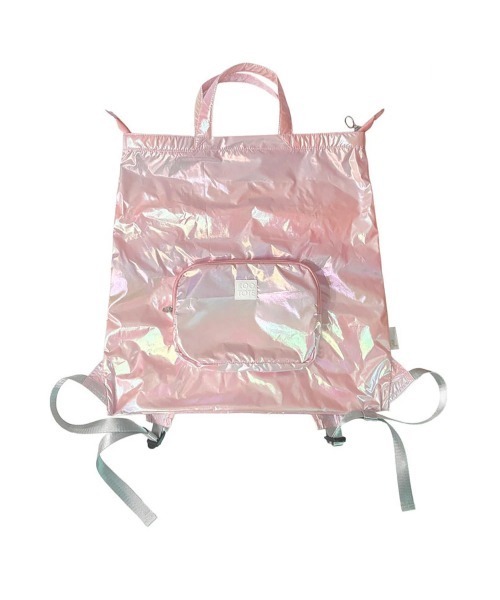 ROOTOTE(ルートート)の「ROOTOTE/ルートート LT.メッケル.ルミエ-B(バックパック/リュック・レディース・アイボリー/ピンク/ネイビー・FREE)」の3枚目の写真