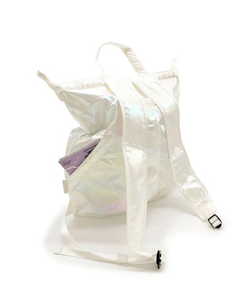 ROOTOTE(ルートート)の「ROOTOTE/ルートート LT.メッケル.ルミエ-B(バックパック/リュック・レディース・アイボリー/ピンク/ネイビー・FREE)」の12枚目の写真