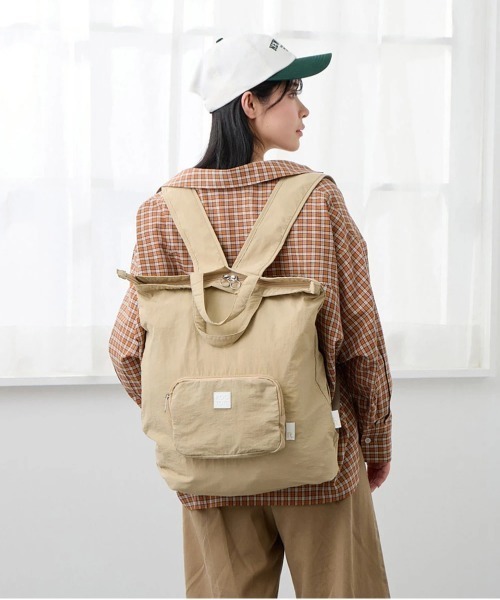 ROOTOTE(ルートート)の「ROOTOTE/ルートート LT.メッケル.ルミエ-B(バックパック/リュック・レディース・アイボリー/ピンク/ネイビー・FREE)」の20枚目の写真