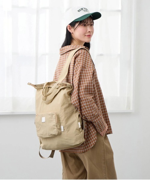 ROOTOTE(ルートート)の「ROOTOTE/ルートート LT.メッケル.ルミエ-B(バックパック/リュック・レディース・アイボリー/ピンク/ネイビー・FREE)」の19枚目の写真