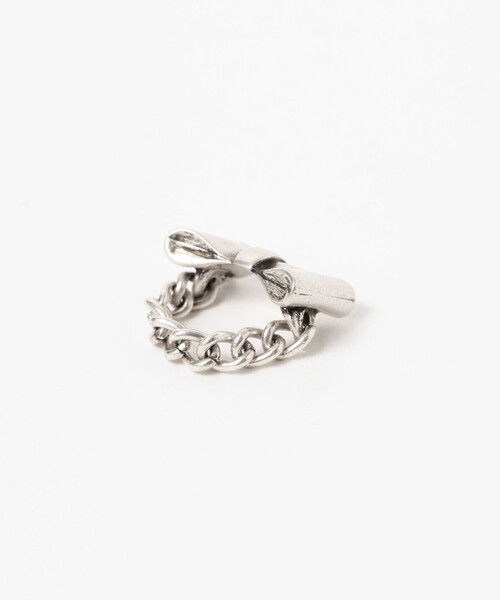 OtroAccesorio(オトロアクセソリオ)の「Otro Accesorio / チェーン リボン リング(リング・レディース・シルバー・ONE SIZE)」の2枚目の写真
