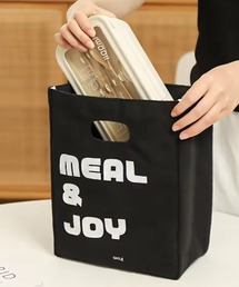 ammy.（エイミードット）の「【 ammy. / エイミードット 】 ロゴ デザイン スクエア ランチバッグ（お弁当箱）」