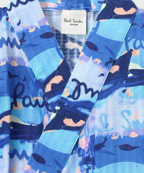 【新品】Paul Smith JUNIOR バイシクル柄 ジャケット 150 ジュニア ペインティングコラージュ 甚平 / 893194 4161604（浴衣