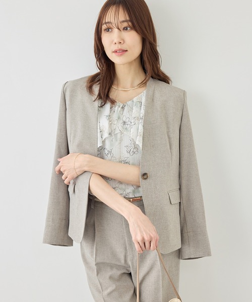 ROPE' PICNIC(ロペピクニック)の「花柄フェミニンブラウス(シャツ/ブラウス・レディース・イエロー/サックスブルー/オフホワイト・FREE)」の16枚目の写真