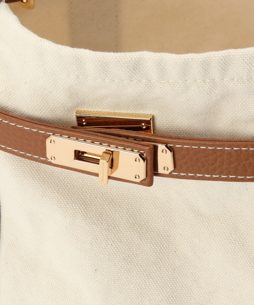 Spick & Span(スピックアンドスパン)の「《一部店舗+WEB限定》SITA PARANTICA/シータパランティカ キャンバストート M(クラッチバッグ・レディース・ブラック/チャコールグレー/グリーン・FREE)」の8枚目の写真