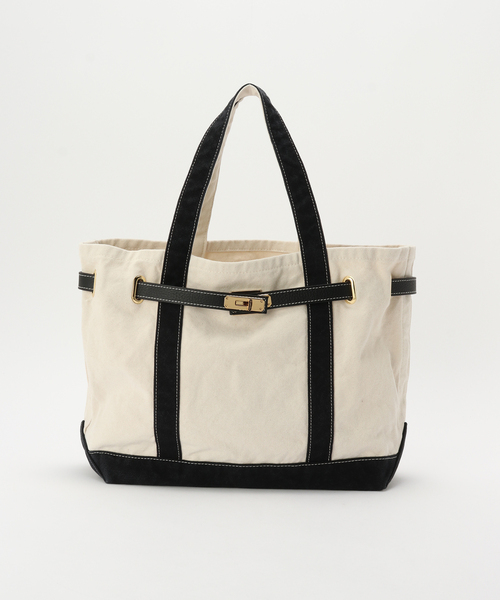 Spick & Span(スピックアンドスパン)の「《一部店舗+WEB限定》SITA PARANTICA/シータパランティカ キャンバストート M(クラッチバッグ・レディース・ブラック/チャコールグレー/グリーン・FREE)」の12枚目の写真