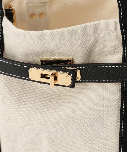 Spick & Span(スピックアンドスパン)の「《一部店舗+WEB限定》SITA PARANTICA/シータパランティカ キャンバストート M(クラッチバッグ・レディース・ブラック/チャコールグレー/グリーン・FREE)」の13枚目の写真