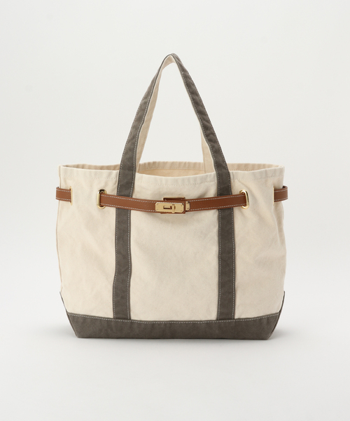 Spick & Span(スピックアンドスパン)の「《一部店舗+WEB限定》SITA PARANTICA/シータパランティカ キャンバストート M(クラッチバッグ・レディース・ブラック/チャコールグレー/グリーン・FREE)」の14枚目の写真