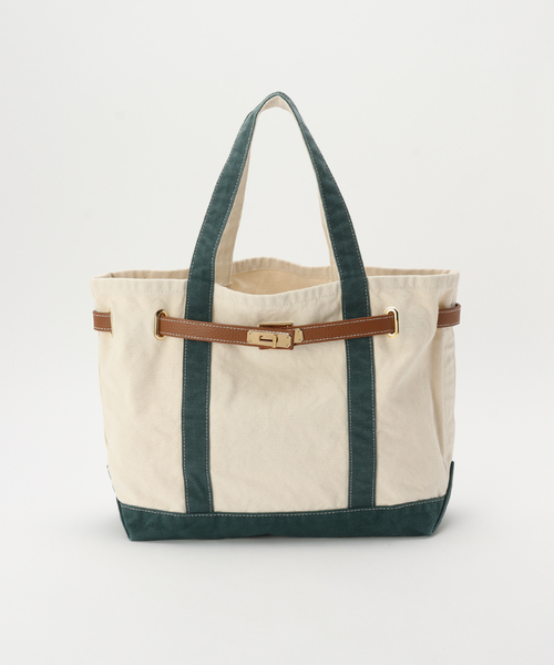 Spick & Span(スピックアンドスパン)の「《一部店舗+WEB限定》SITA PARANTICA/シータパランティカ キャンバストート M(クラッチバッグ・レディース・ブラック/チャコールグレー/グリーン・FREE)」の16枚目の写真