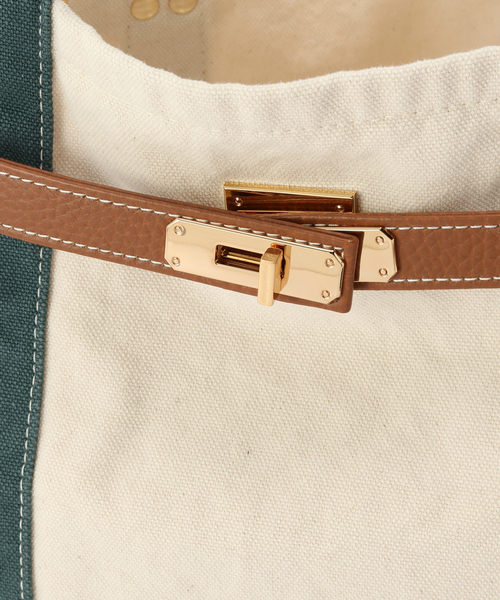 Spick & Span(スピックアンドスパン)の「《一部店舗+WEB限定》SITA PARANTICA/シータパランティカ キャンバストート M(クラッチバッグ・レディース・ブラック/チャコールグレー/グリーン・FREE)」の17枚目の写真