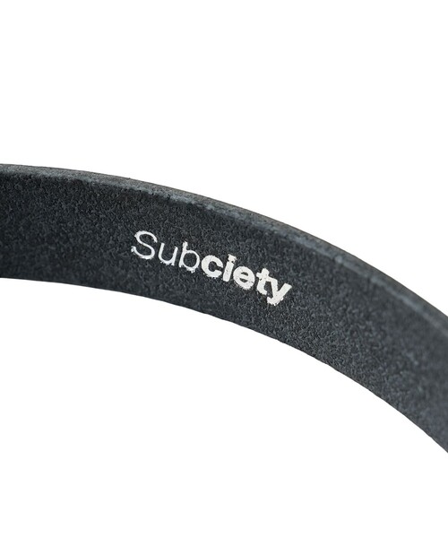 Subciety(サブサエティ)の「Hook buckle Leather belt(ベルト・メンズ・ブラック・FREE)」の12枚目の写真