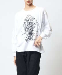 gomme（ゴム）の「クイーンプリントＴ（Tシャツ/カットソー）」