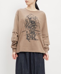 gomme（ゴム）の「クイーンプリントＴ（Tシャツ/カットソー）」