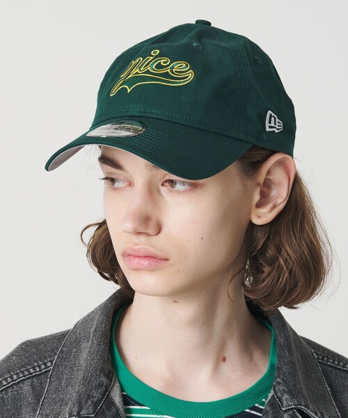 NICE WEATHER(ナイスウェザー)の「【別注】<NEW ERA>ロゴ ベースボール キャップ(キャップ・メンズ・ネイビー/ロイヤルブルー/ケリーグリーン・FREE)」の4枚目の写真