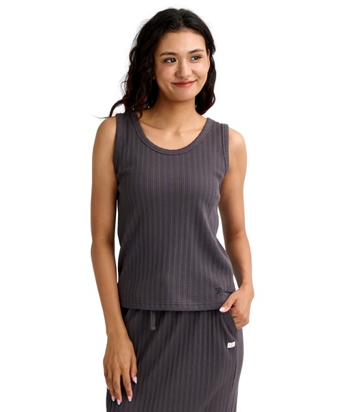 BILLABONG(ビラボン)の「BILLABONG ウィメンズ JACQUARD RIB TANK TO セットアップ タンクトップ 【2026年春夏モデル】(タンクトップ・レディース・オフホワイト/アイボリー・MEDIUM)」の3枚目の写真