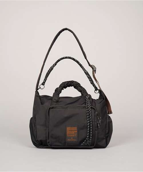 MAISON SPECIAL(メゾンスペシャル)の「《UNISEX》【THEATRE PRODUCTS】Collaboration Multiway Travel Bag/シアタープロダクツコラボレーションマルチウェイトラベルバッグ【MAISON SPECIAL/メゾンスペシャル】(ショルダーバッグ・メンズ・グレイッシュベージュ/ブラック・FREE)」の8枚目の写真