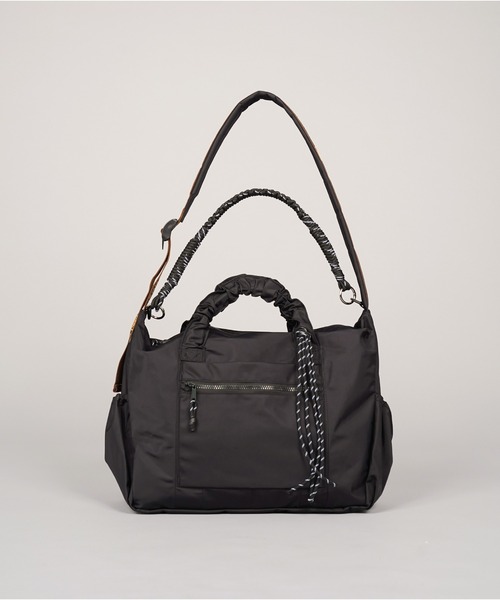 MAISON SPECIAL(メゾンスペシャル)の「《UNISEX》【THEATRE PRODUCTS】Collaboration Multiway Travel Bag/シアタープロダクツコラボレーションマルチウェイトラベルバッグ【MAISON SPECIAL/メゾンスペシャル】(ショルダーバッグ・メンズ・グレイッシュベージュ/ブラック・FREE)」の10枚目の写真