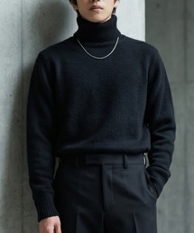 CHhdmn（シーエイチヒデモン）の「【先行予約】ベビーキャメル100% タートルネック ニットプルオーバー ミドルゲージ（ニット/セーター）」