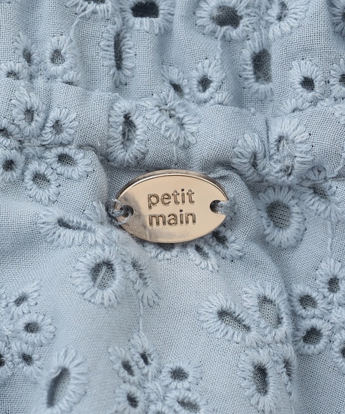 petit main(プティマイン)の「【リンク】レースパフチュニック(チュニック・キッズ・アイボリー/サックスブルー/ブラウン・90cm/120cm/110cm/100cm/80cm/130cm)」の21枚目の写真
