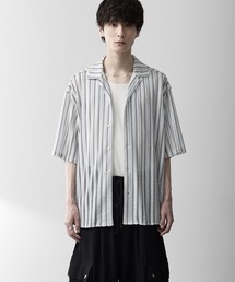 RUUBON | 【RUUBON】sheer wave stripe shirt / シアーウェーブストライプシャツ(シャツ/ブラウス)