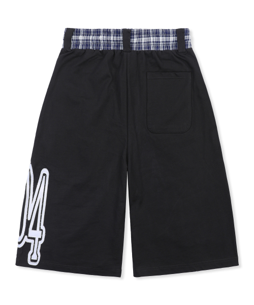 GLACK(グラック)の「GHP035 UK ミレニアム スウェット バミューダパンツ (ブラック)(その他パンツ・レディース・その他・MEDIUM/LARGE)」の4枚目の写真
