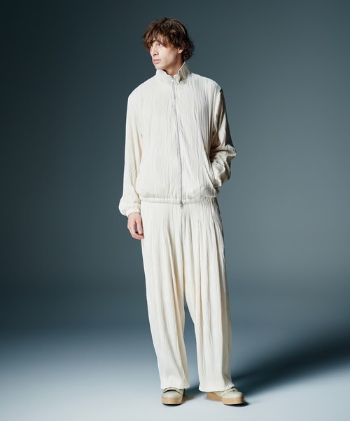 glamb（グラム）の「Willow Crepe Jersey / ウィロークレープジャージ（ジャージ・メンズ・ブラック/ホワイト・S/M/L）」の6枚目の写真