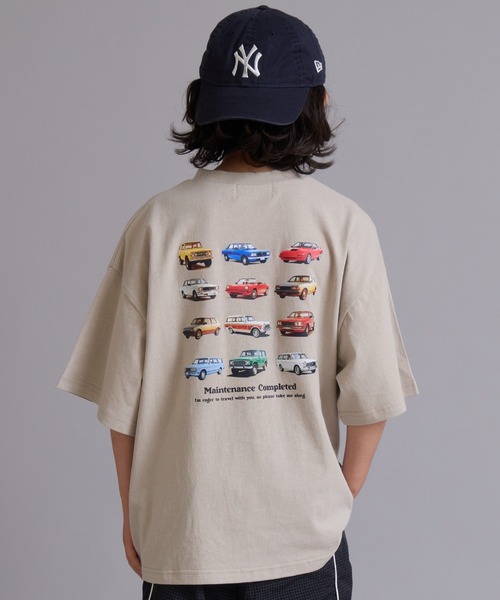 PAIRMANON STREET(ペアマノンストリート)の「【90-160cm】【綿100%】フェイバリットフォト 半袖T【PAIRMANON STREET】(Tシャツ/カットソー・キッズ・ライトイエロー/グレー/ライトブルー/グレー系その他/ホワイト・140/130/120/110/100/90/160/150)」の3枚目の写真