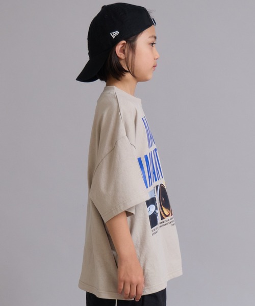 PAIRMANON STREET(ペアマノンストリート)の「【90-160cm】【綿100%】フェイバリットフォト 半袖T【PAIRMANON STREET】(Tシャツ/カットソー・キッズ・ライトイエロー/グレー/ライトブルー/グレー系その他/ホワイト・140/130/120/110/100/90/160/150)」の8枚目の写真