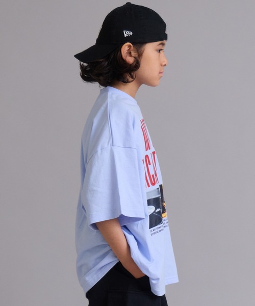 PAIRMANON STREET(ペアマノンストリート)の「【90-160cm】【綿100%】フェイバリットフォト 半袖T【PAIRMANON STREET】(Tシャツ/カットソー・キッズ・ライトイエロー/グレー/ライトブルー/グレー系その他/ホワイト・140/130/120/110/100/90/160/150)」の14枚目の写真