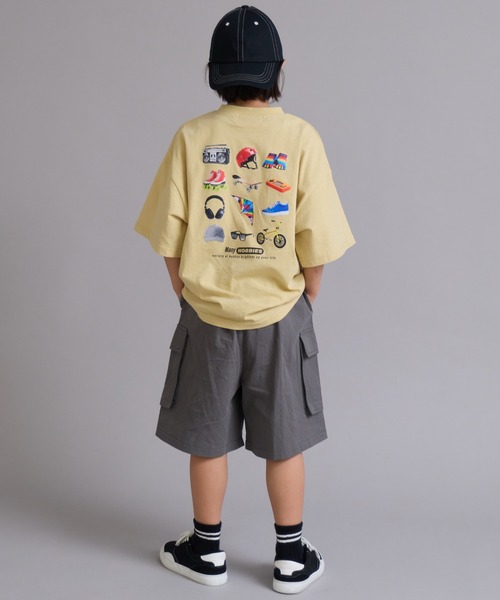 PAIRMANON STREET(ペアマノンストリート)の「【90-160cm】【綿100%】フェイバリットフォト 半袖T【PAIRMANON STREET】(Tシャツ/カットソー・キッズ・ライトイエロー/グレー/ライトブルー/グレー系その他/ホワイト・140/130/120/110/100/90/160/150)」の20枚目の写真