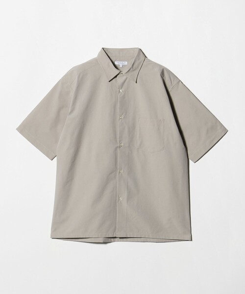 A DAY IN THE LIFE UNITED ARROWS(アデイインザライフユナイテッドアローズ)の「ドライ サッカーリラックス レギュラーカラーシャツ-吸水速乾・ストレッチ-<A DAY IN THE LIFE>(シャツ/ブラウス・メンズ・ベージュ/ネイビー/ダークグレー・M/L)」の1枚目の写真