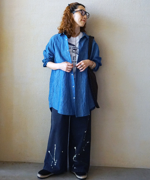 JOURNAL STANDARD LUXE(ジャーナルスタンダード ラックス)の「プリントT(TAKE IT EASY)(Tシャツ/カットソー・レディース・ホワイト/チャコールグレー・FREE)」の11枚目の写真