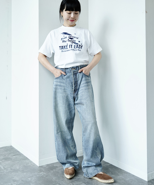 JOURNAL STANDARD LUXE(ジャーナルスタンダード ラックス)の「プリントT(TAKE IT EASY)(Tシャツ/カットソー・レディース・ホワイト/チャコールグレー・FREE)」の13枚目の写真