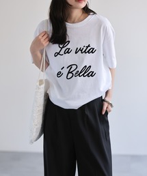 ヴィンテージ風ロゴプリントTシャツ / 大人カジュアル