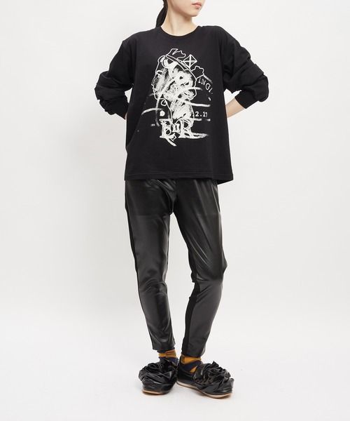 gomme(ゴム)の「レザーレギンスパンツ(その他パンツ・レディース・ブラック・MEDIUM)」の2枚目の写真