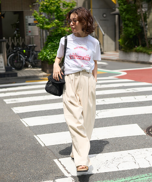 FREAK'S STORE(フリークスストア)の「SPORTS PRINT T-SHIRT/ロゴTシャツ(Tシャツ/カットソー・レディース・その他/ホワイト/オフホワイト・フリ-)」の7枚目の写真