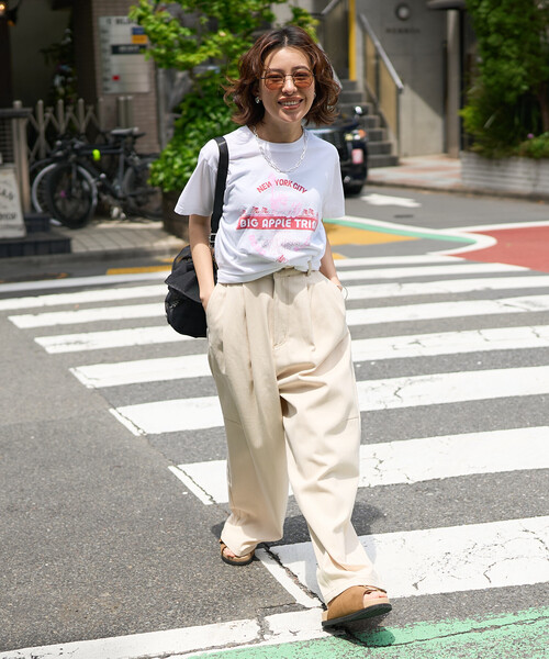FREAK'S STORE(フリークスストア)の「SPORTS PRINT T-SHIRT/ロゴTシャツ(Tシャツ/カットソー・レディース・その他/ホワイト/オフホワイト・フリ-)」の8枚目の写真