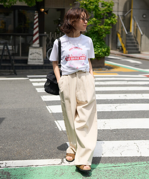 FREAK'S STORE(フリークスストア)の「SPORTS PRINT T-SHIRT/ロゴTシャツ(Tシャツ/カットソー・レディース・その他/ホワイト/オフホワイト・フリ-)」の11枚目の写真