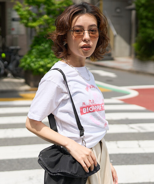 FREAK'S STORE(フリークスストア)の「SPORTS PRINT T-SHIRT/ロゴTシャツ(Tシャツ/カットソー・レディース・その他/ホワイト/オフホワイト・フリ-)」の16枚目の写真
