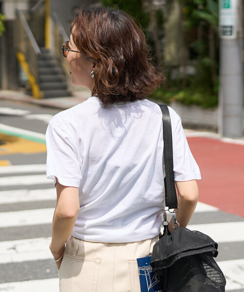FREAK'S STORE(フリークスストア)の「SPORTS PRINT T-SHIRT/ロゴTシャツ(Tシャツ/カットソー・レディース・その他/ホワイト/オフホワイト・フリ-)」の17枚目の写真