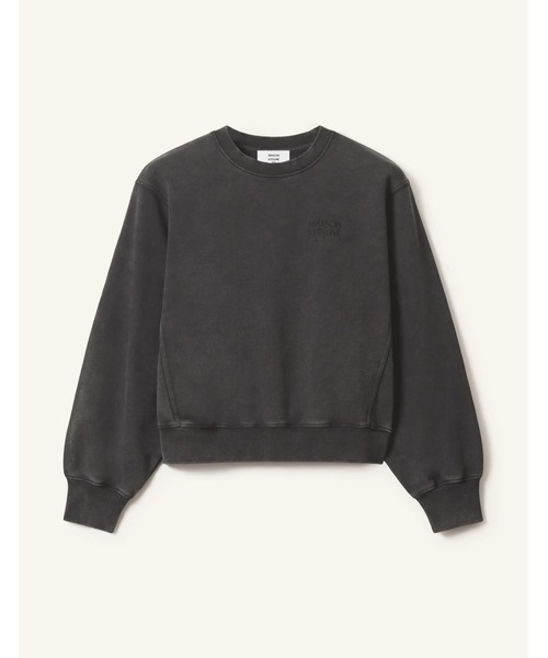 Maison Kitsune（メゾンキツネ）の「MAISON KITSUNE GALLERY FADED RELAXED SWEATSHIRT（スウェット・レディース・ブラック×グレー・L/M/S）」の6枚目の写真